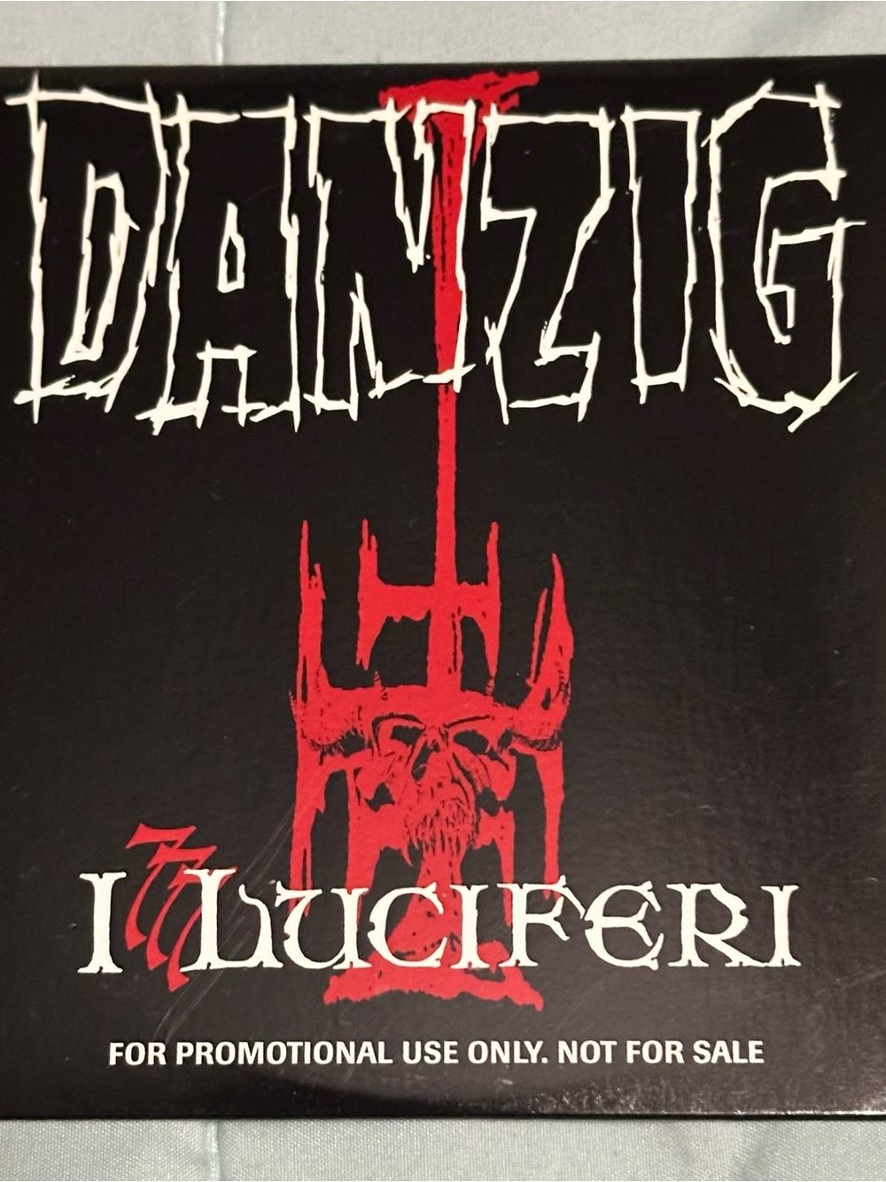 Danzig Il Luciferi Promotional Cover cd sampler - Black & Red Artwork